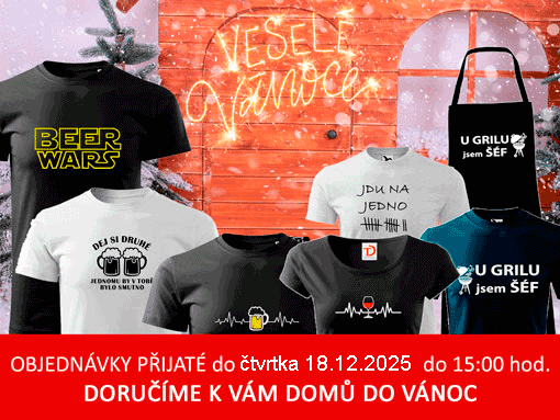 Doručení do vánoc Objednejte do 18. 12. 2025 do 15:00