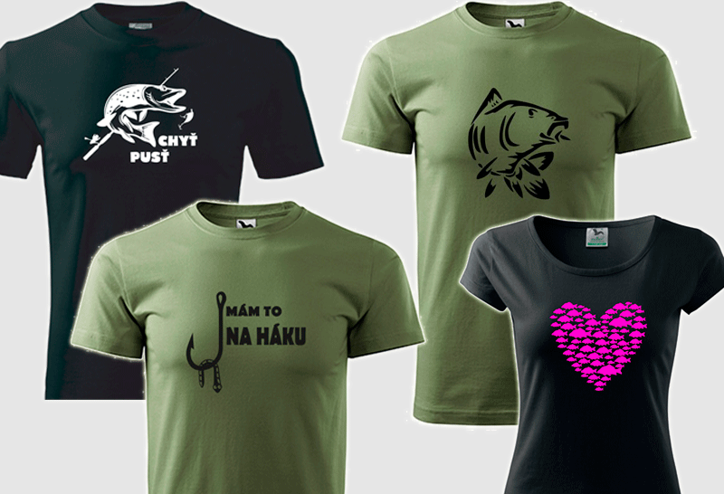 Rybářská trička jako dárek
