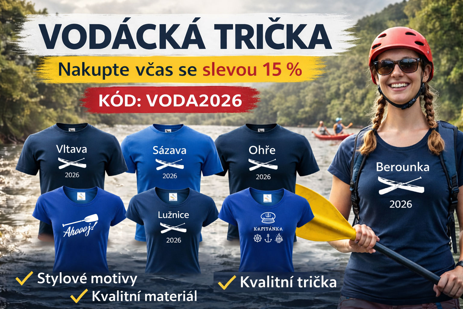 Vodácká trička