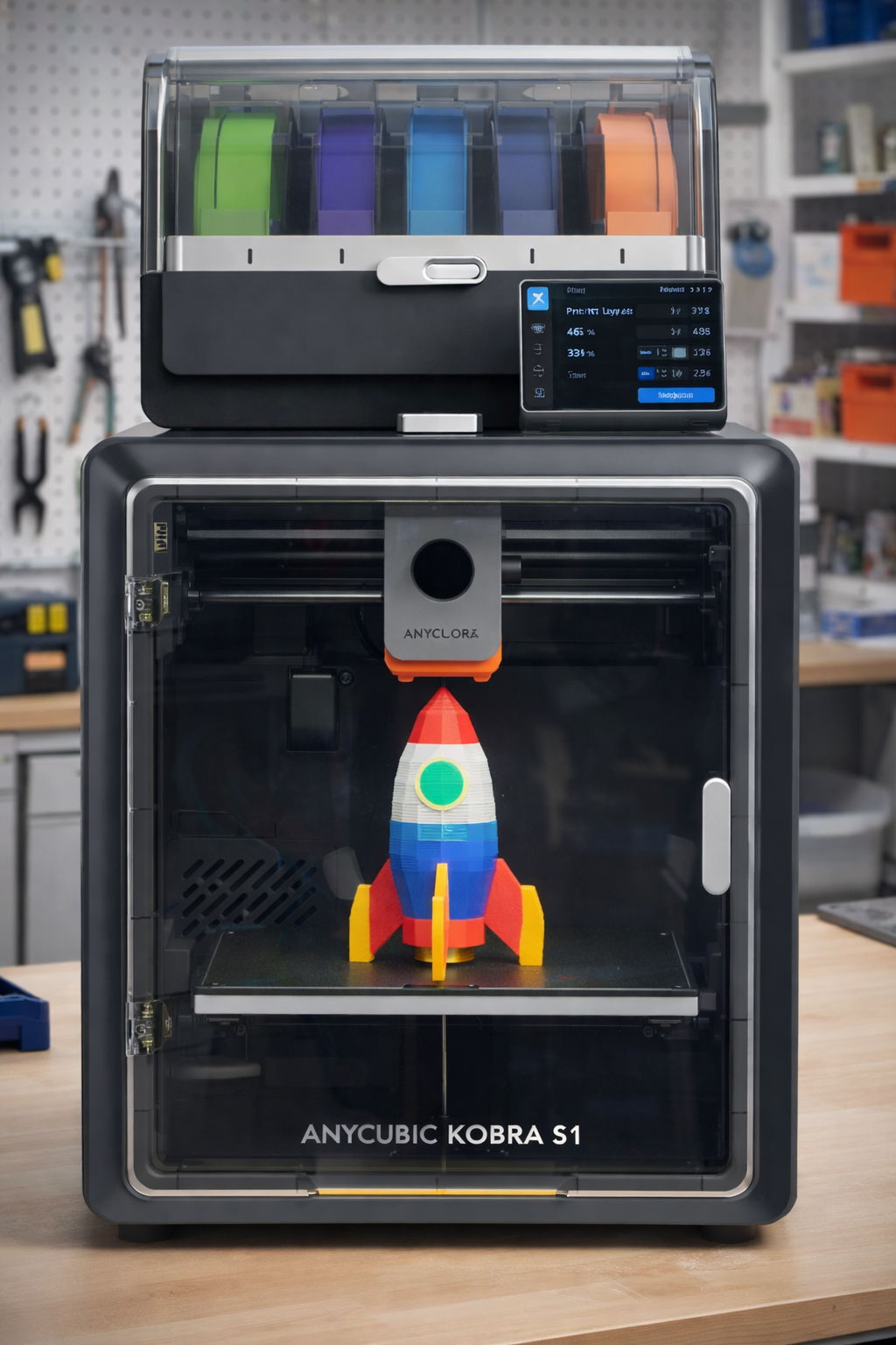 4barevný 3D tisk - 3D tiskárna