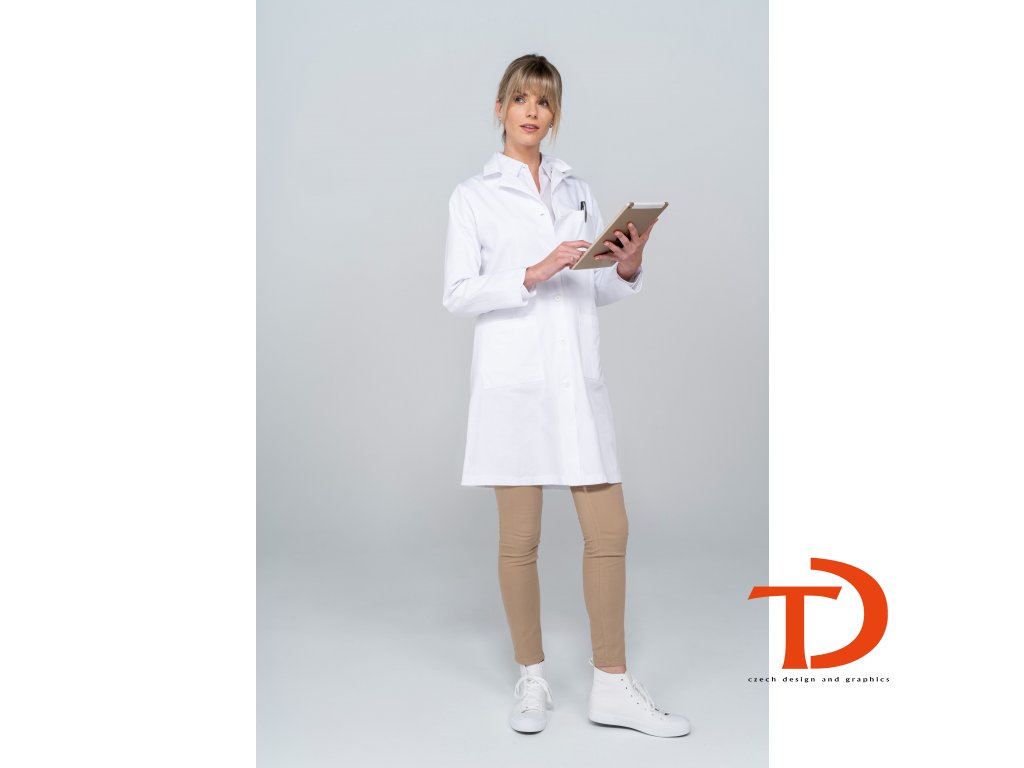 Dámský zdravotnický plášť (Barva White, Velikost XXL)