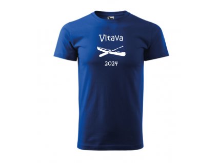 pánské vodácká tričko Vltava 2024 kralovskamodra