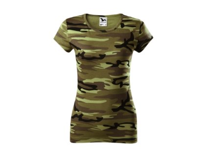 Camo Pure Tričko dámské (Velikost XS, Varianta camouflage gray)