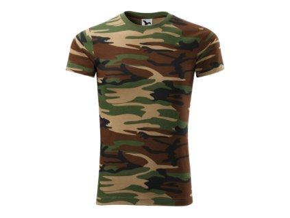 Camouflage Tričko unisex (Velikost XS, Varianta camouflage gray)