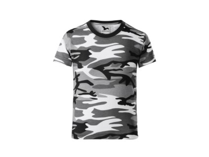 Camouflage Tričko dětské (Velikost 110 cm/4 roky, Varianta camouflage gray)