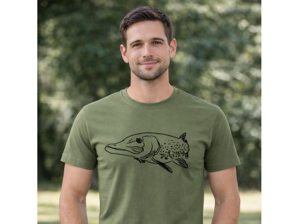 tričko se štikou na prskou