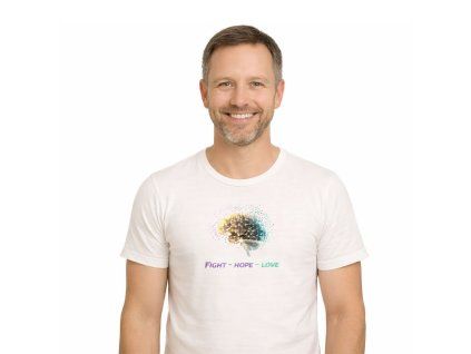 epicana pánské bílé tričko