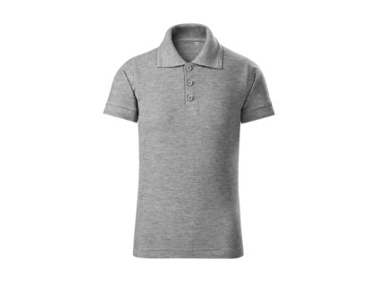 Pique Polo Free Polokošile dětská (Velikost 158 cm/12 let, Varianta tmavě šedý melír)