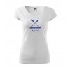 Dámské vodácké tričko Ahoooj (Barva textilu Bílá, Velikost oblečení XS)