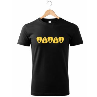 🎸 Pánské tričko „Trsátka“ 🤘 Pro muzikanty, kytaristy a všechny, kteří mají hudbu v krvi. Pohodlné pánské bavlněné tričko s...