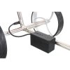 elektro golf trolley walker edelstahl poliert lithium mit aktiver bergabfahrbremse 3~9