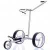 elektro golf trolley walker edelstahl poliert lithium mit aktiver bergabfahrbremse 3~2