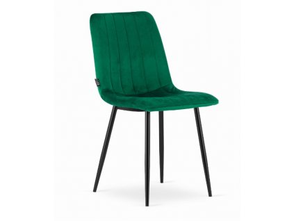 Sametová židle Verona zelená