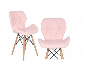 Jídelní židle EKO růžová