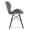 Jídelní židle SKY šedá s černými nohami