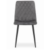 Sametová židle OTTAWA šedá