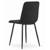 Sametová židle BEOGRAD černá