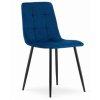 Sametová židle BEOGRAD modrá