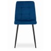 Sametová židle BEOGRAD modrá