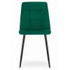 Sametová židle BEOGRAD zelená
