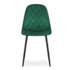 Sametová židle New York zelená