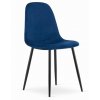 Sametová židle Lagos modrá