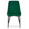 Sametová židle Lima zelená