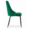 Sametová židle Lima zelená