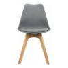 Jídelní židle JULIE tmavě šedá - skandinávský styl