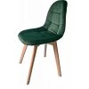 Sametová židle Montreal zelená