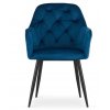 Sametová židle Bogota modrá