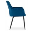Sametová židle Bogota modrá
