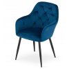 Sametová židle Bogota modrá
