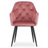 Sametová židle Bogota růžová