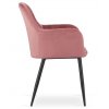 Sametová židle Bogota růžová