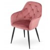 Sametová židle Bogota růžová
