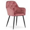 Sametová židle Bogota růžová