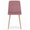 Sametová židle BEOGRAD růžová