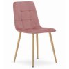 Sametová židle BEOGRAD růžová