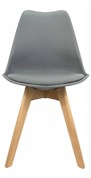 Jedálenská stolička SCANDI tmavo sivá - škandinávsky štýl