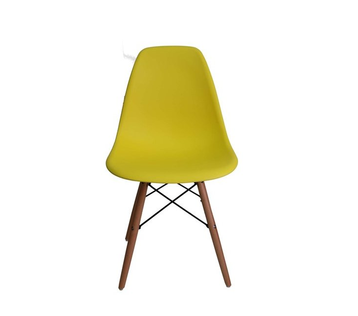Jedálenské stoličky BASIC žlté 4 ks - škandinávsky štýl