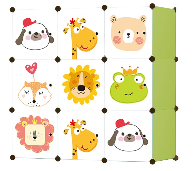 Detská modulárna skriňa Cartoon