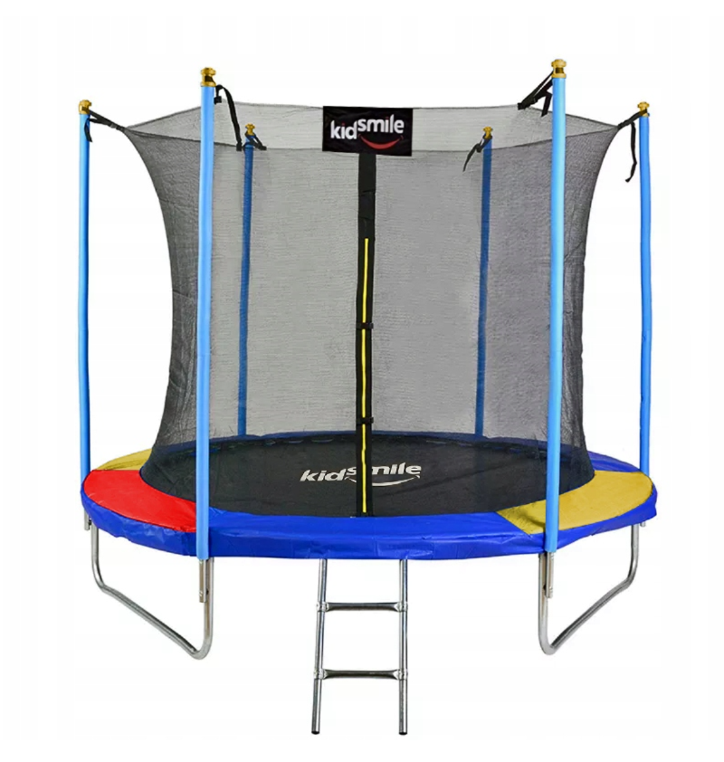 Trampolína s vnútornou sieťou 252 cm - MULTIKOLOR