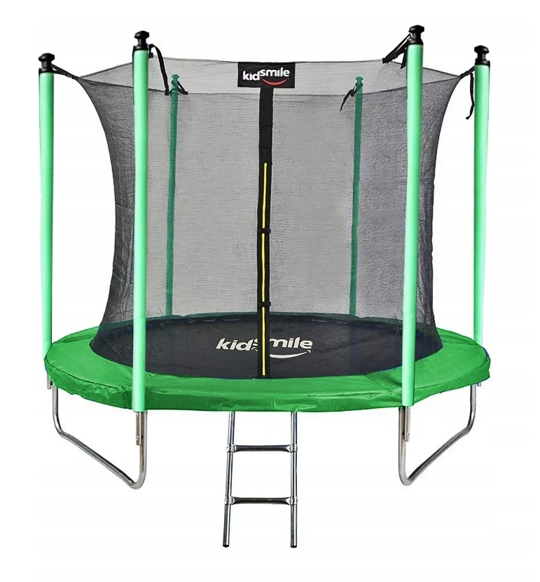 Trampolína s vnútornou sieťou 252 cm - ZELENÁ