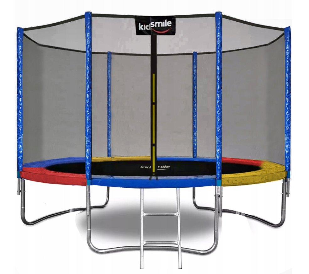 Trampolína s vonkajšou sieťou 374 cm - MULTIKOLOR