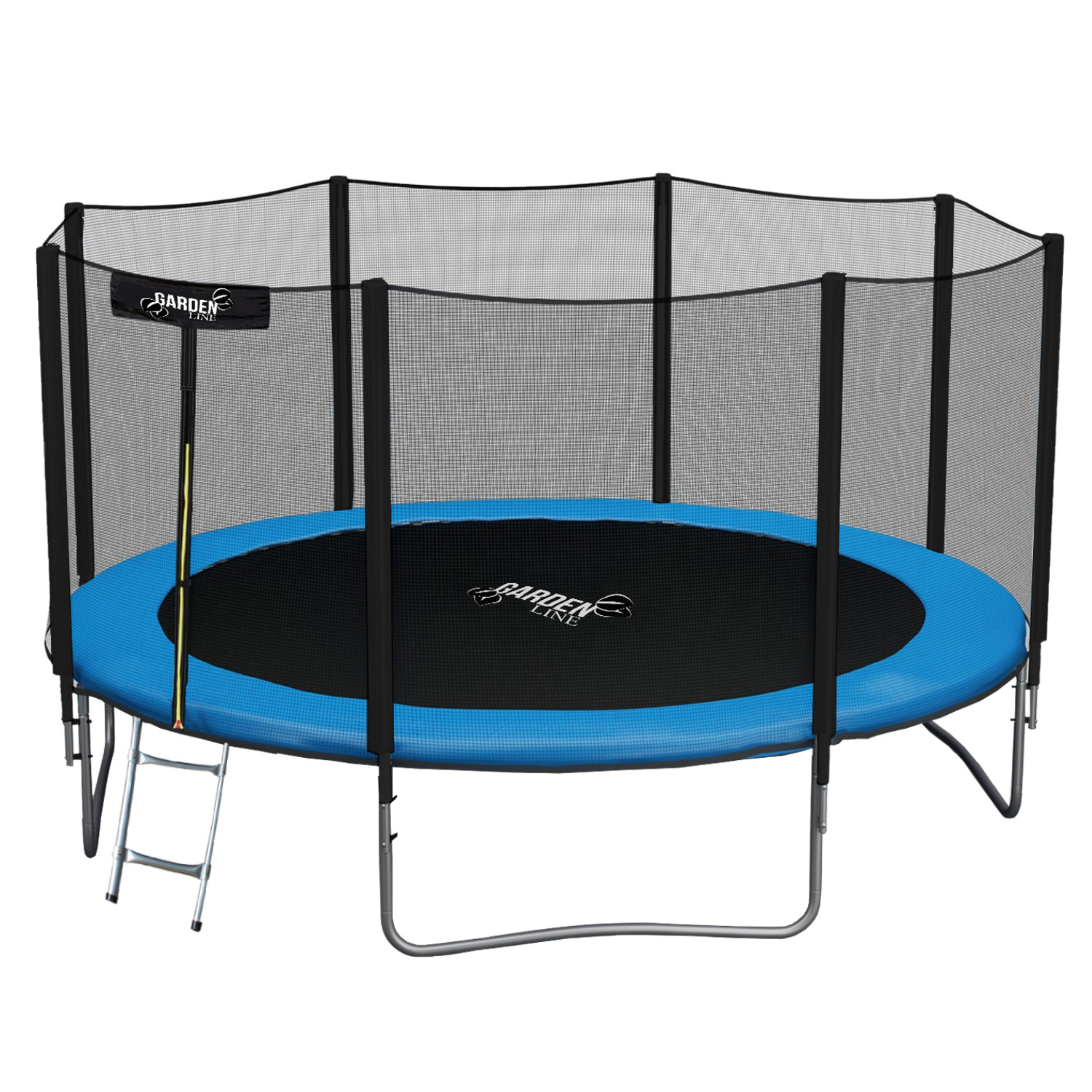 Trampolína s vonkajšou sieťou 427 cm Gardenline - modrá