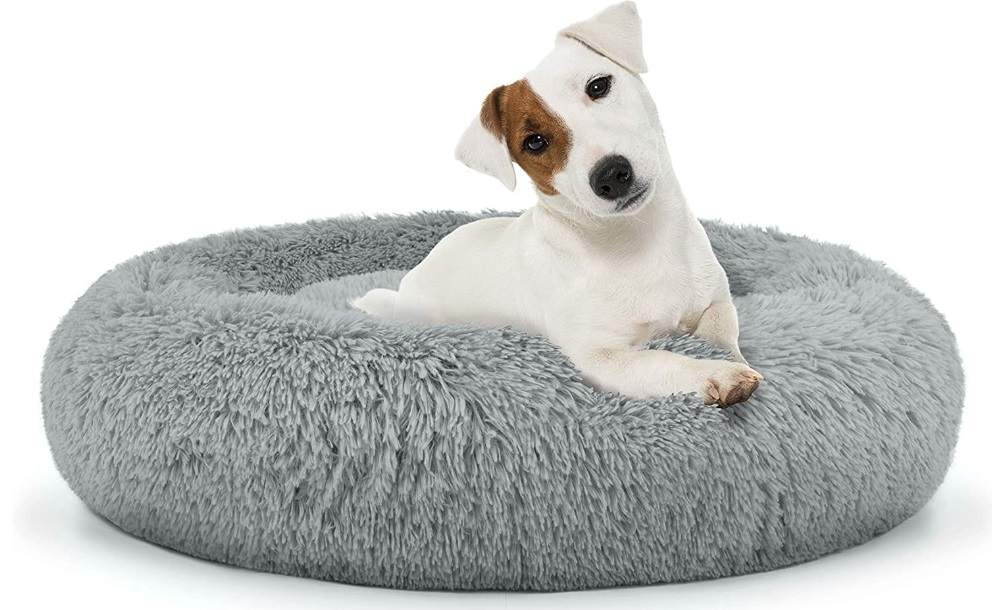 Plyšový pelech "M" 60 cm svetlo sivý