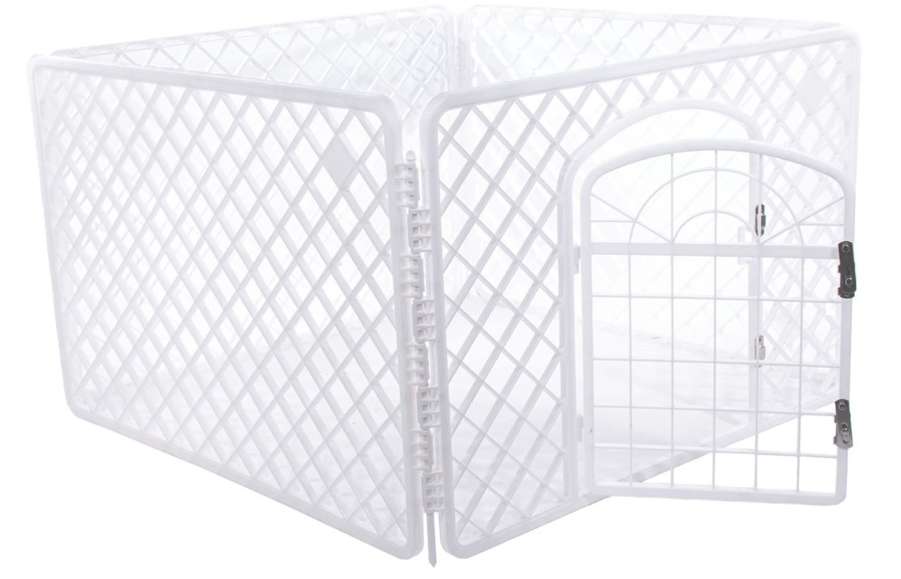 Skladacia ohrádka pre psov 90x90x60 cm