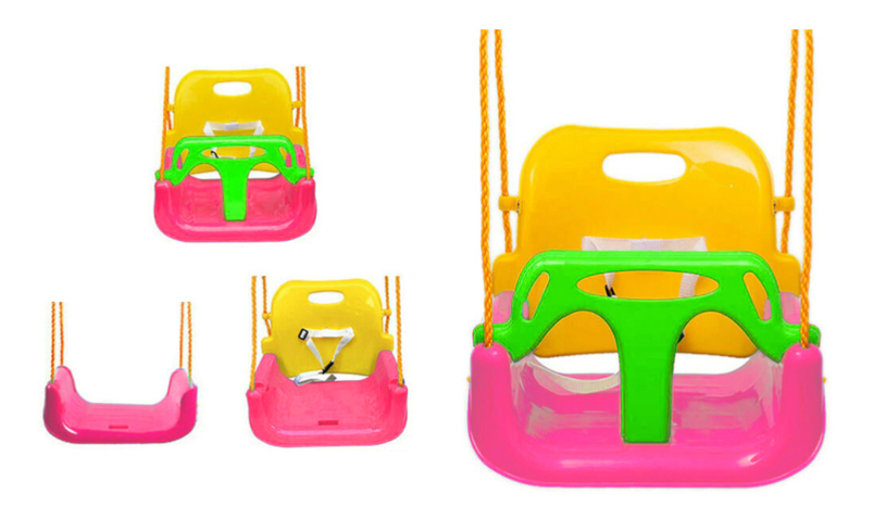 Detská hojdačka ružová