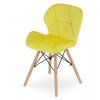 Jedálenská stolička SKY žltá - škandinávsky štýl